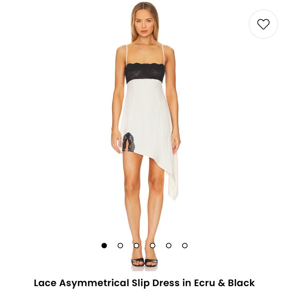 NWT WeWoreWhat S Lace asymmetrical dress